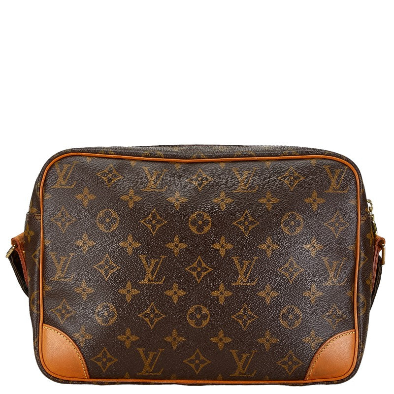 Louis Vuitton Monogram Nile Shoulder Bag M45244 Brown PVC Leather