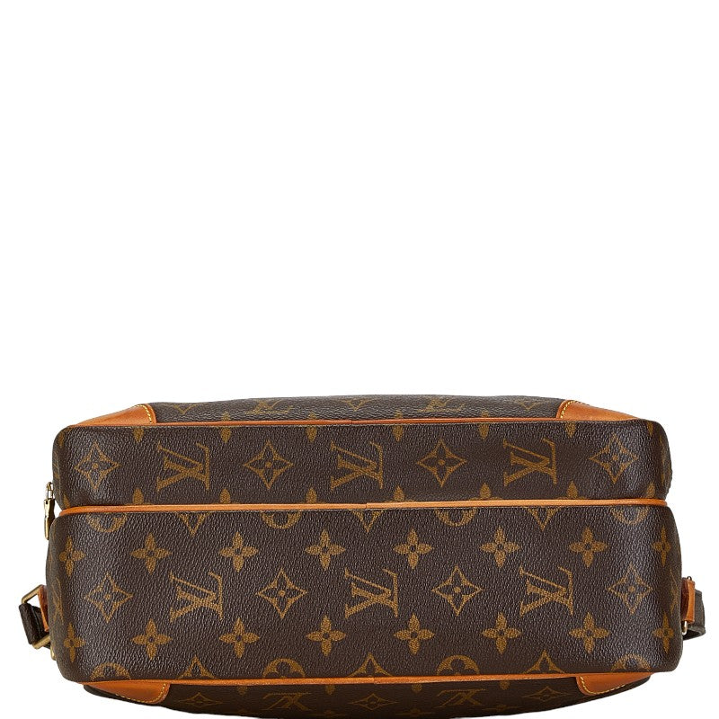 Louis Vuitton Monogram Nile Shoulder Bag M45244 Brown PVC Leather