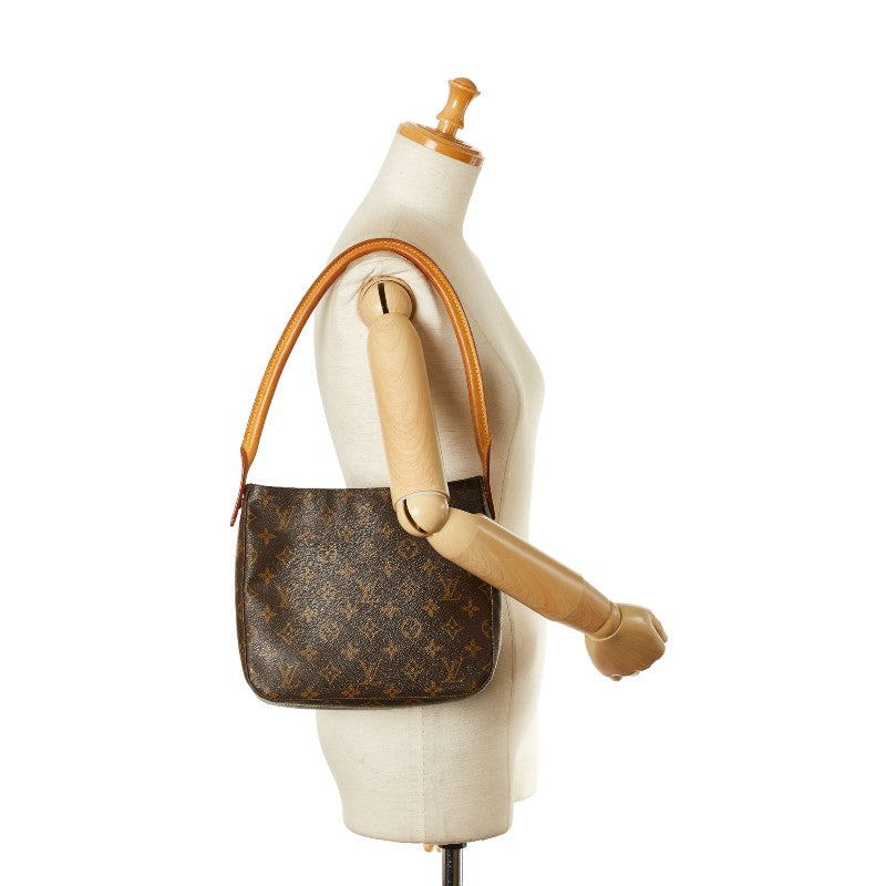 Louis Vuitton Looping MM Shoulder Bag Brown