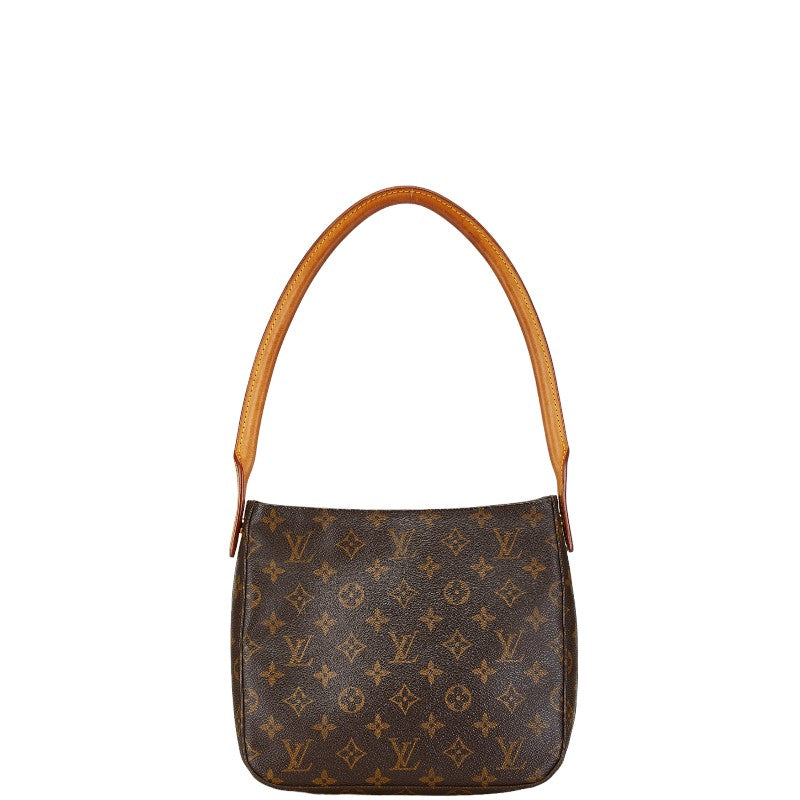 Louis Vuitton Monogram Looping MM Shoulder Bag M51146 Brown PVC Leather in Very Good Condition