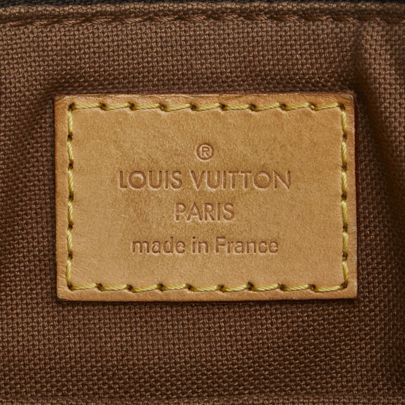 Louis Vuitton Monogram Valmy Pochette Shoulder Bag M40524 Brown PVC Leather