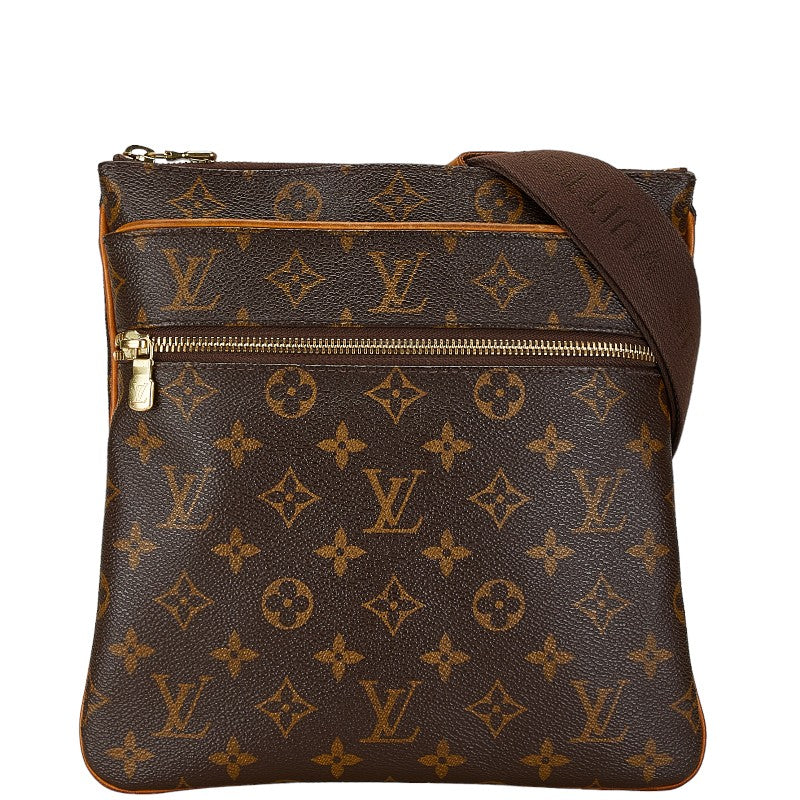 Louis Vuitton Monogram Valmy Pochette Shoulder Bag M40524 Brown PVC Leather