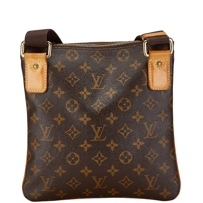 Louis Vuitton Monogram Valmy Pochette Shoulder Bag M40524 Brown PVC Leather