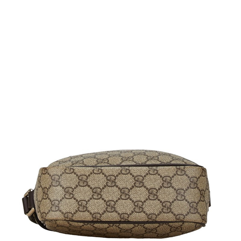 Gucci GG Supreme Shoulder Bag PVC Leather