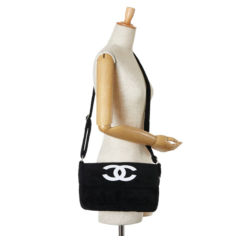 Chanel Coco Mark Pile Crossbody Shoulder Bag in Very Good Condition