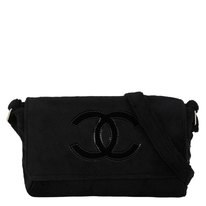 Chanel Coco Mark Shoulder Bag Black