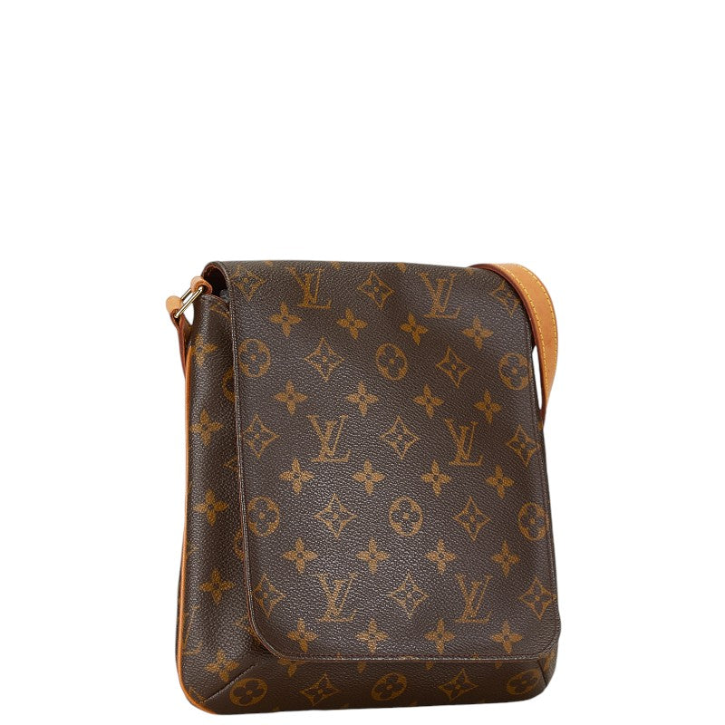 Louis Vuitton Monogram Musette Salsa Short Shoulder Bag M51258 Brown PVC Leather in Very Good Condition