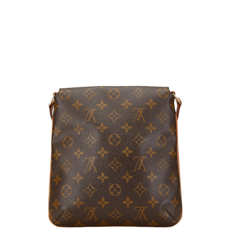 Louis Vuitton Monogram Musette Salsa Short Shoulder Bag M51258 Brown PVC Leather in Very Good Condition