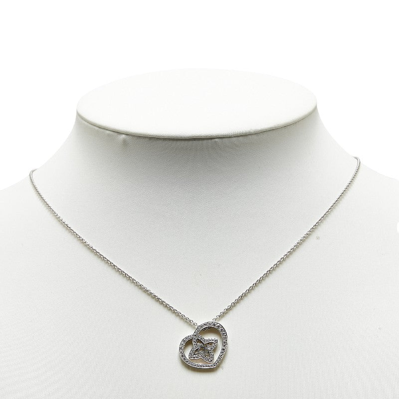 Louis Vuitton Diamond Necklace K18WG Q93214