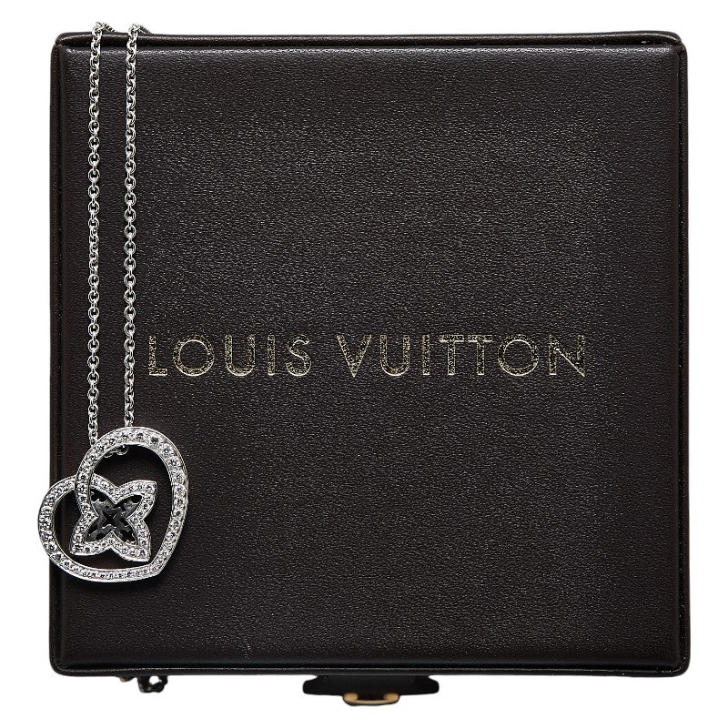 Louis Vuitton Diamond Necklace K18WG Q93214