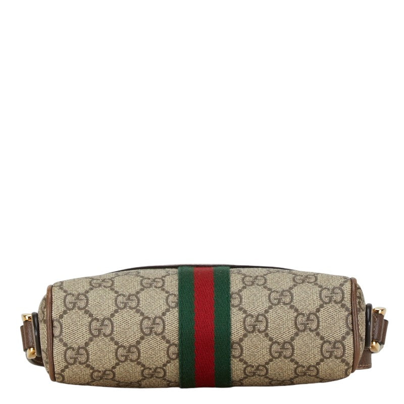 Gucci Ophidia Mini Bag Canvas Leather Crossbody 517350