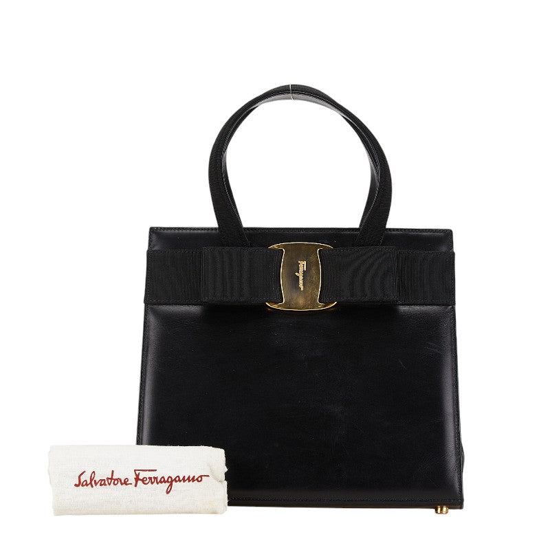 Salvatore Ferragamo Vara Ribbon Leather Handbag BA214178