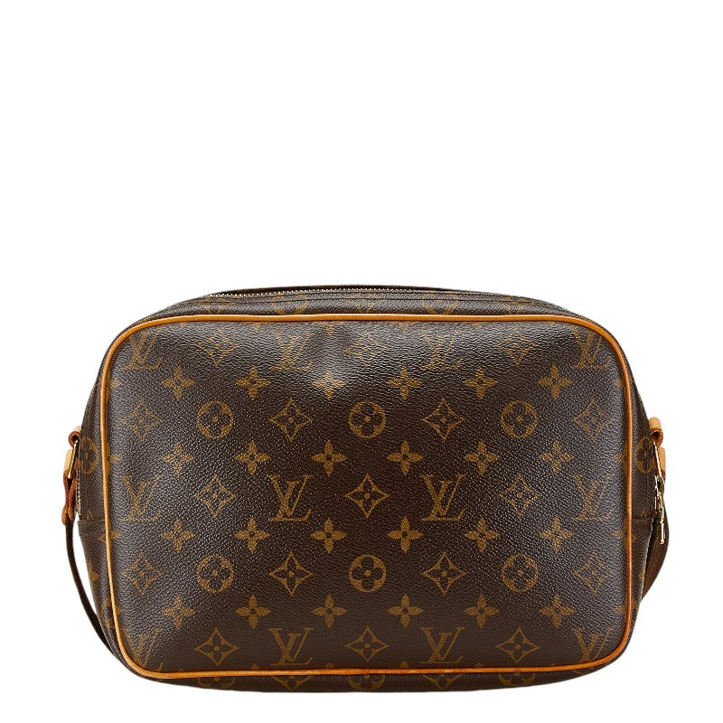 Louis Vuitton Monogram Reporter PM Shoulder Bag M45254 Brown PVC Leather in Very Good Condition