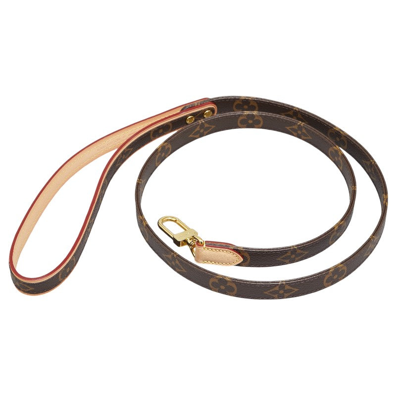 Louis Vuitton Monogram Dog Leash M80338 Brown PVC Leather