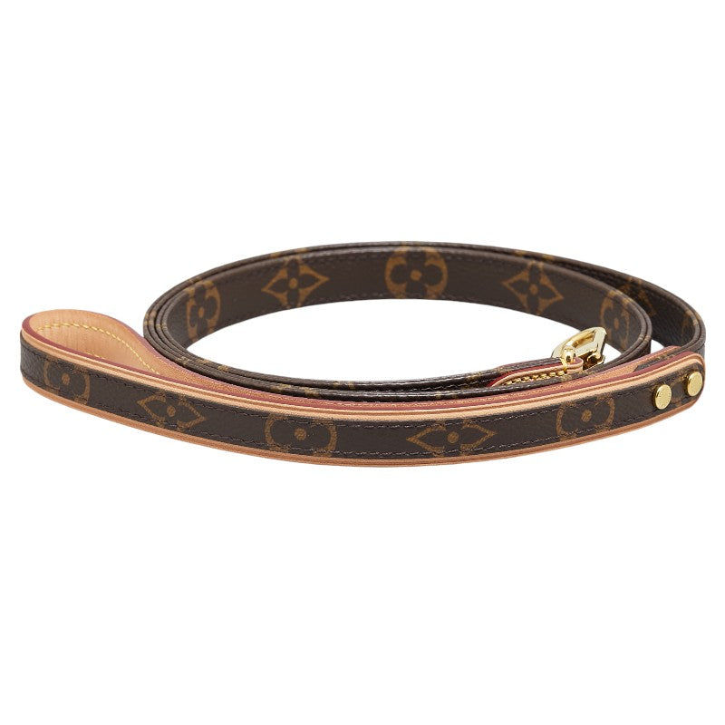 Louis Vuitton Monogram Dog Leash M80338 Brown PVC Leather