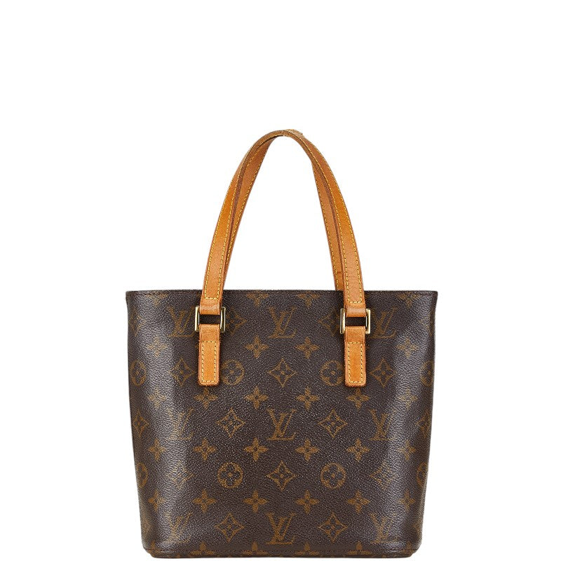 Louis Vuitton Vavin PM Tote Bag Brown PVC Leather