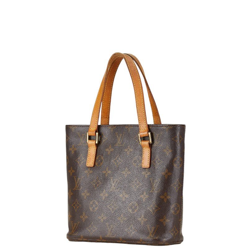 Louis Vuitton Vavin PM Tote Bag Brown PVC Leather