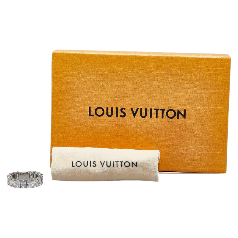 Louis Vuitton Crystal Ring Silver Metal in Great Condition