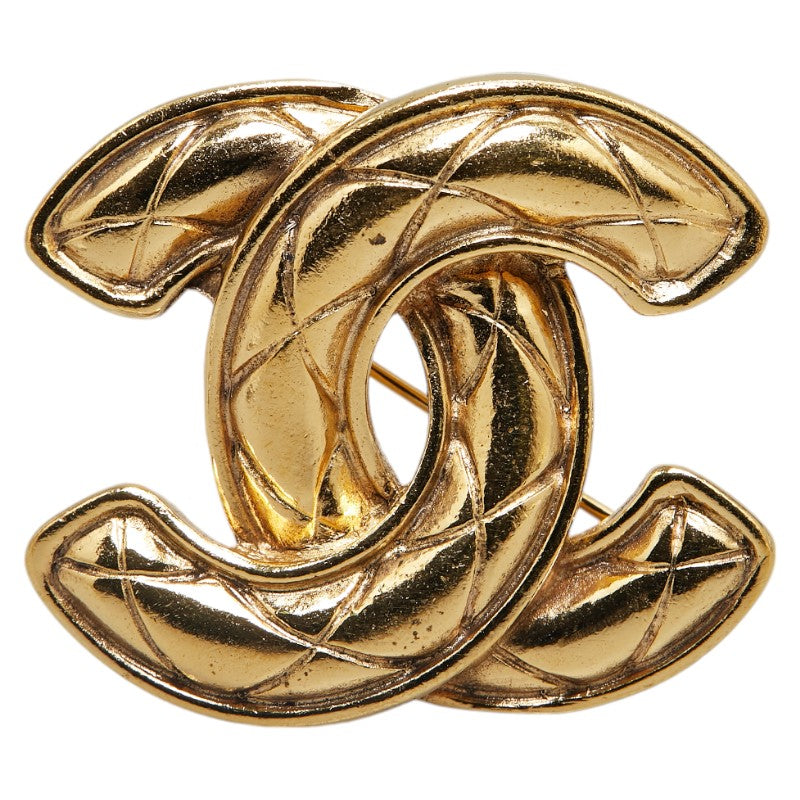 Chanel Coco Mark Gold Plated Brooch