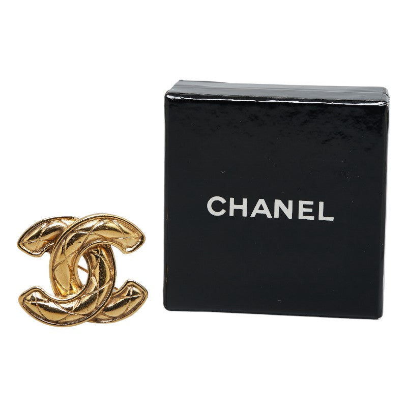 Chanel Coco Mark Gold Plated Brooch