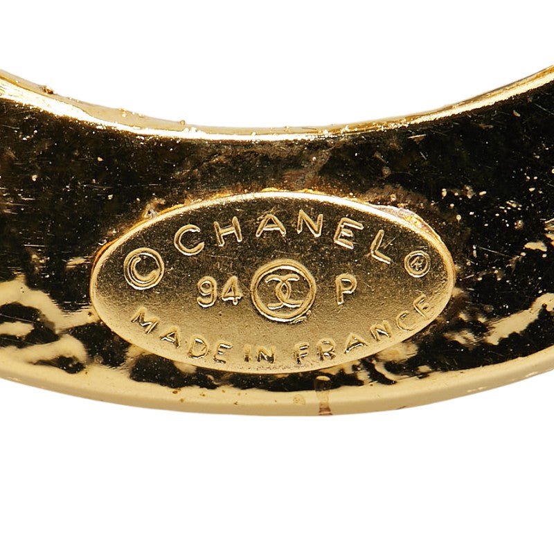 Chanel Vintage Coco Mark Brooch Gold