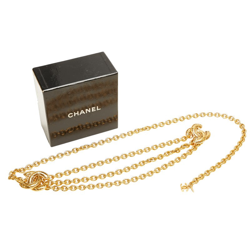 Chanel Vintage Coco Mark Chain Belt Gold