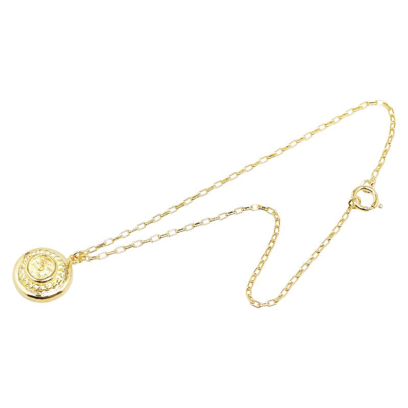 Chanel Coco Mark Gold Necklace