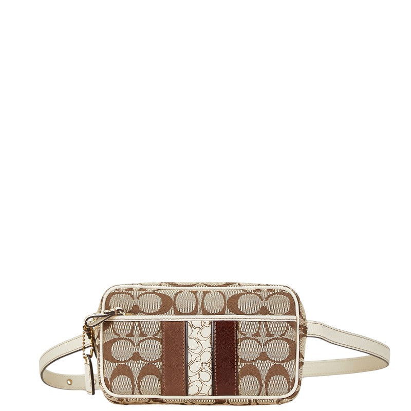 Coach Canvas Leather Waist Bag 405470