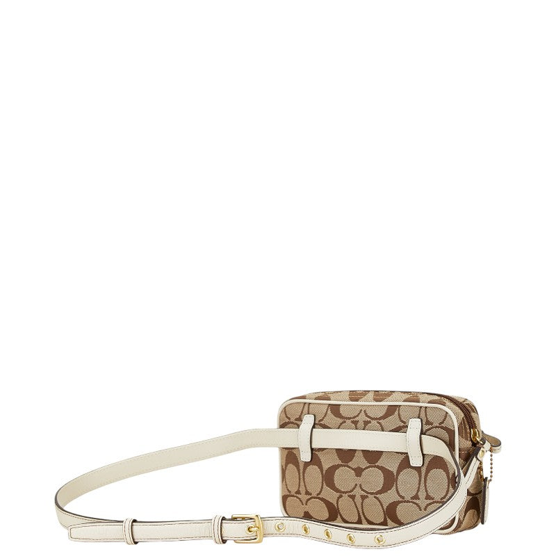 Coach Canvas Leather Waist Bag 405470