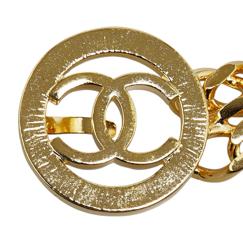 Chanel Coco Mark Circle Chain Belt Gold