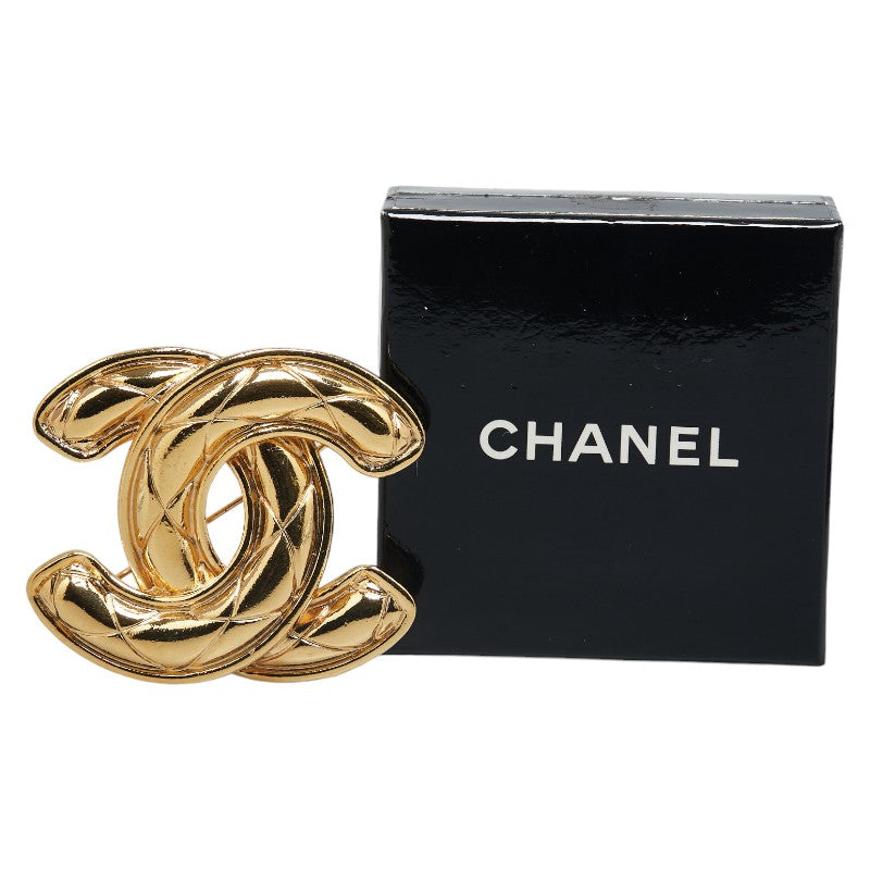 Chanel Coco Mark Gold Brooch