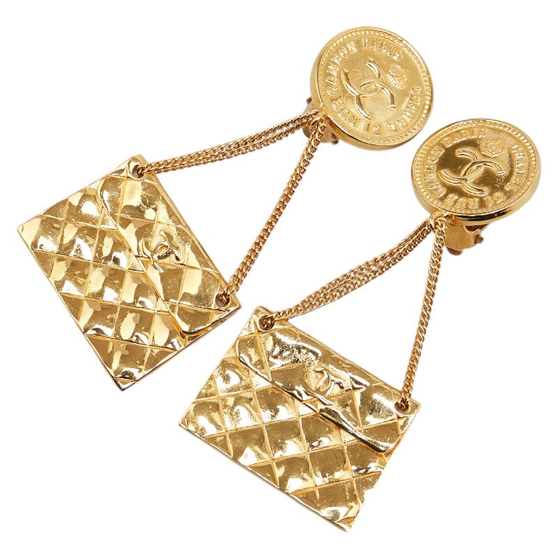 Chanel Coin & Bag Motif Swing Earrings