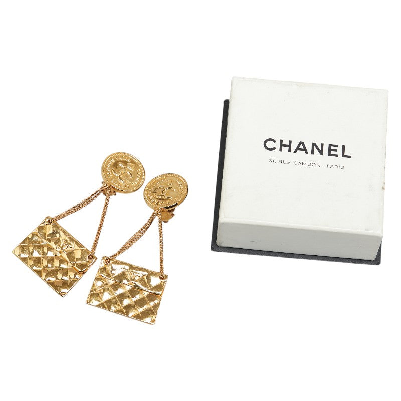 Chanel Coin & Bag Motif Swing Earrings