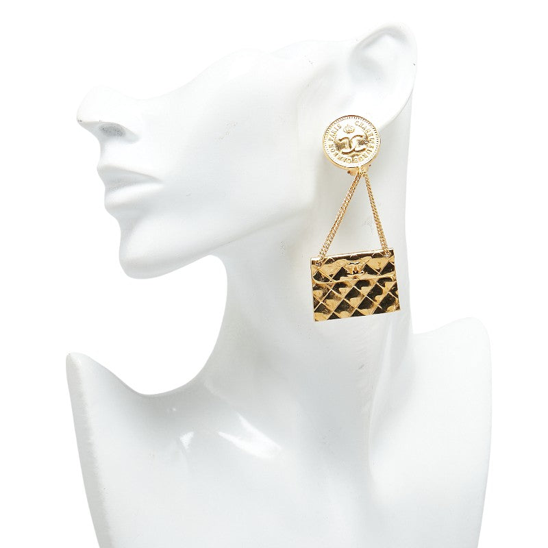 Chanel Coin & Bag Motif Swing Earrings