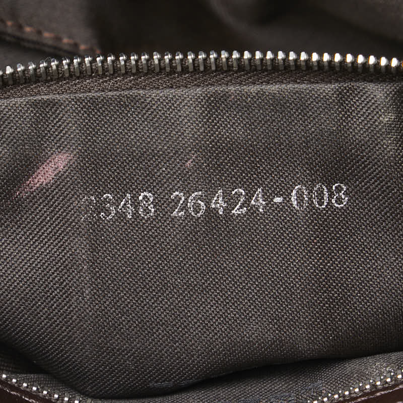 Fendi Canvas Leather Mamma Bucket Bag