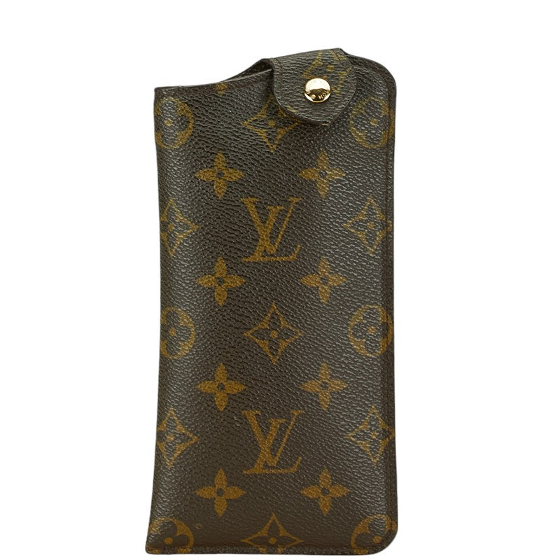 Louis Vuitton Monogram Eyeglass Case Brown PVC Leather