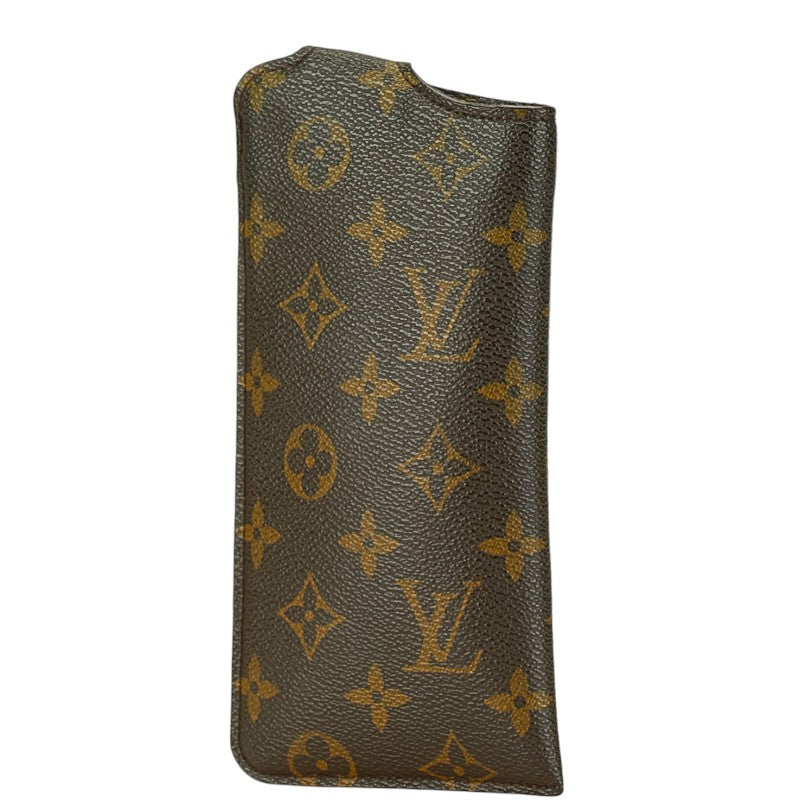 Louis Vuitton Monogram Eyeglass Case Brown PVC Leather