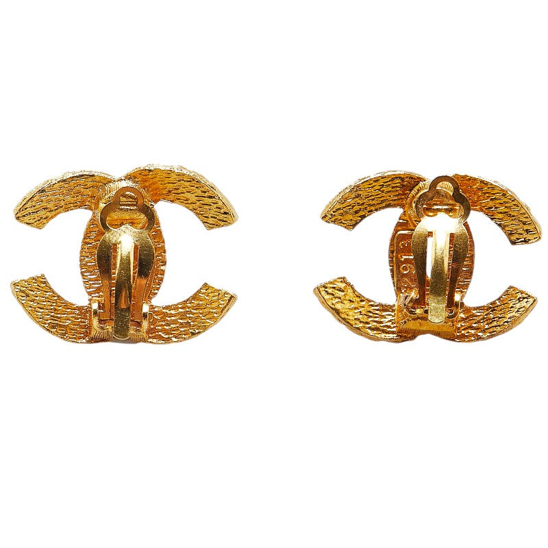 Chanel Coco Mark Gold Earrings