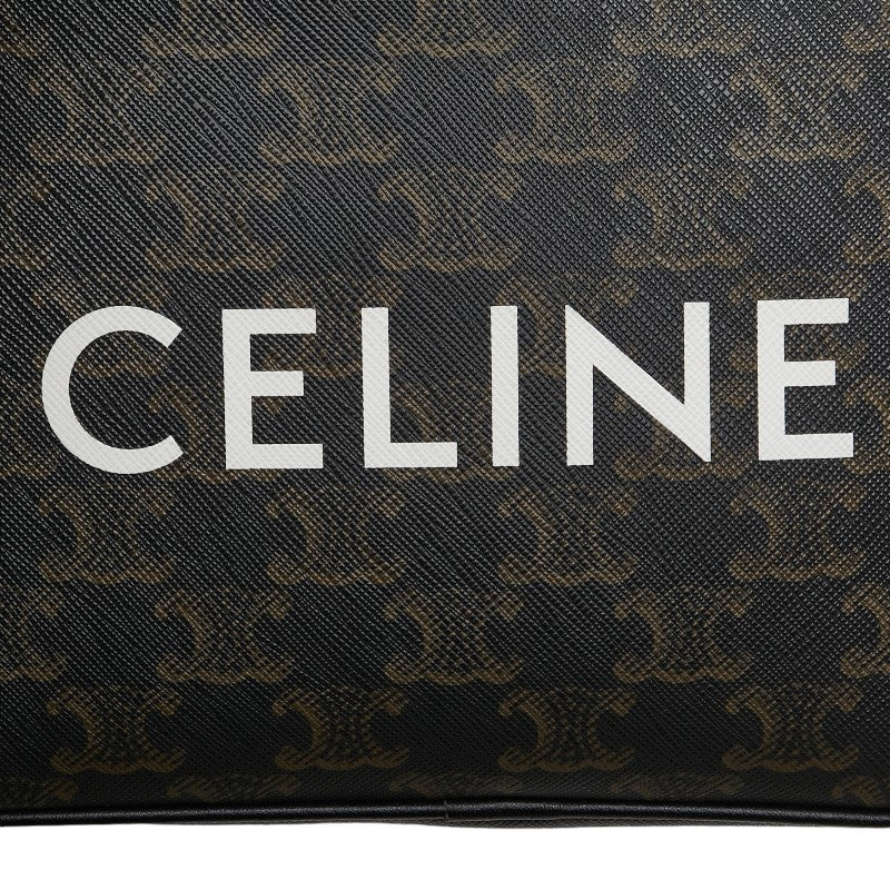 Celine Triomphe Square Shoulder Bag PVC Leather