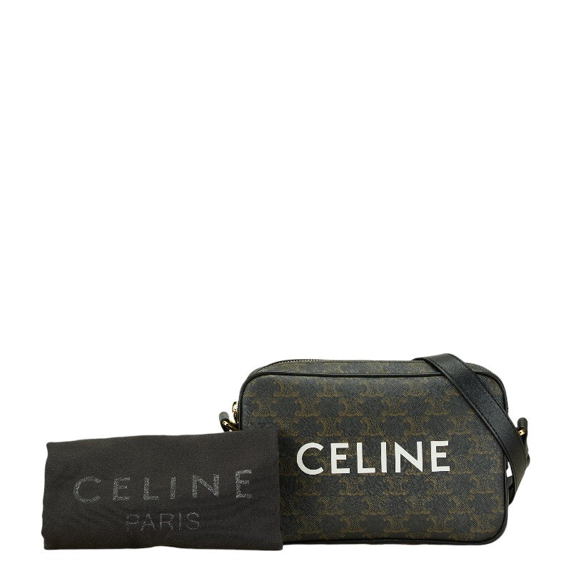 Celine Triomphe Square Shoulder Bag PVC Leather