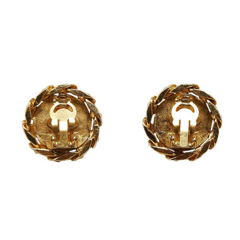 Chanel Coco Mark Rhinestone Earrings