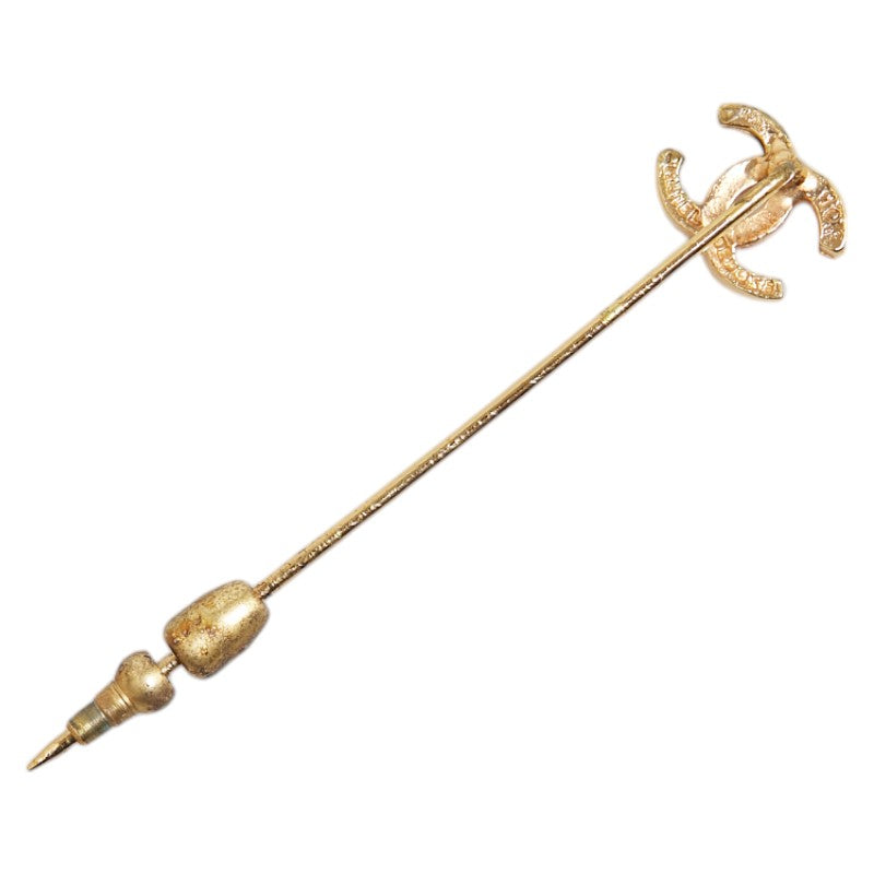 Chanel Coco Mark Pin Brooch Gold