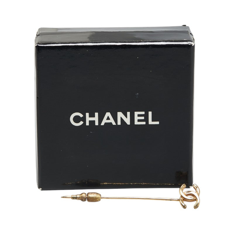 Chanel Coco Mark Pin Brooch Gold