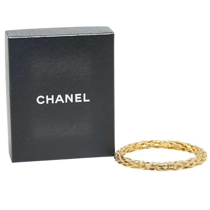 Chanel Vintage Chain Bangle Gold Plated