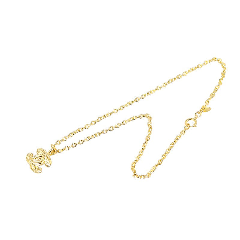 Chanel Vintage Matelasse Coco Mark Necklace