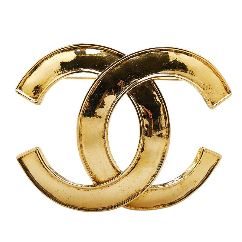 Chanel Coco Mark Gold Brooch