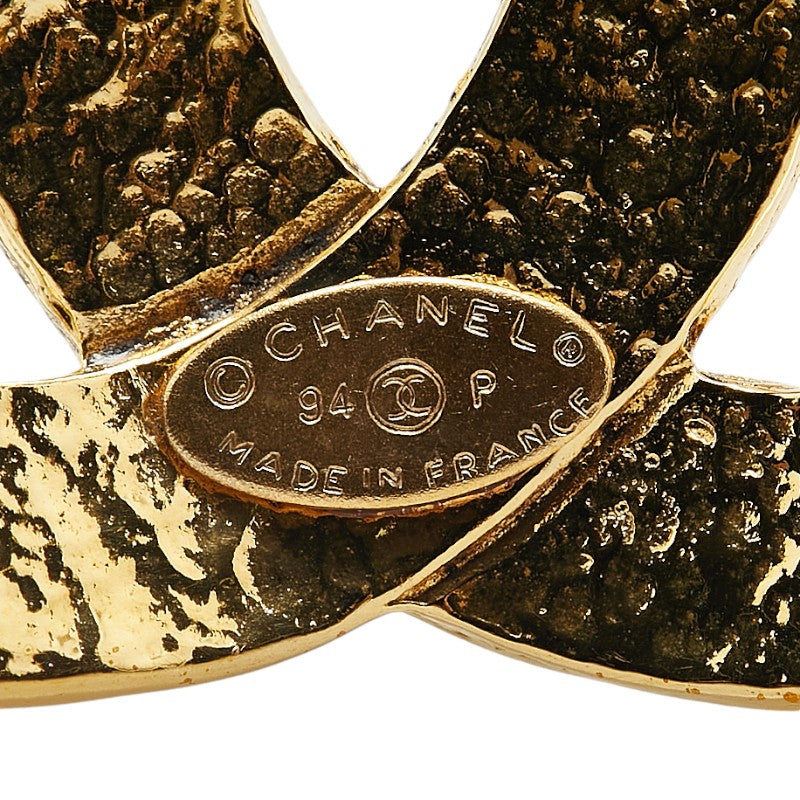 Chanel Coco Mark Gold Brooch