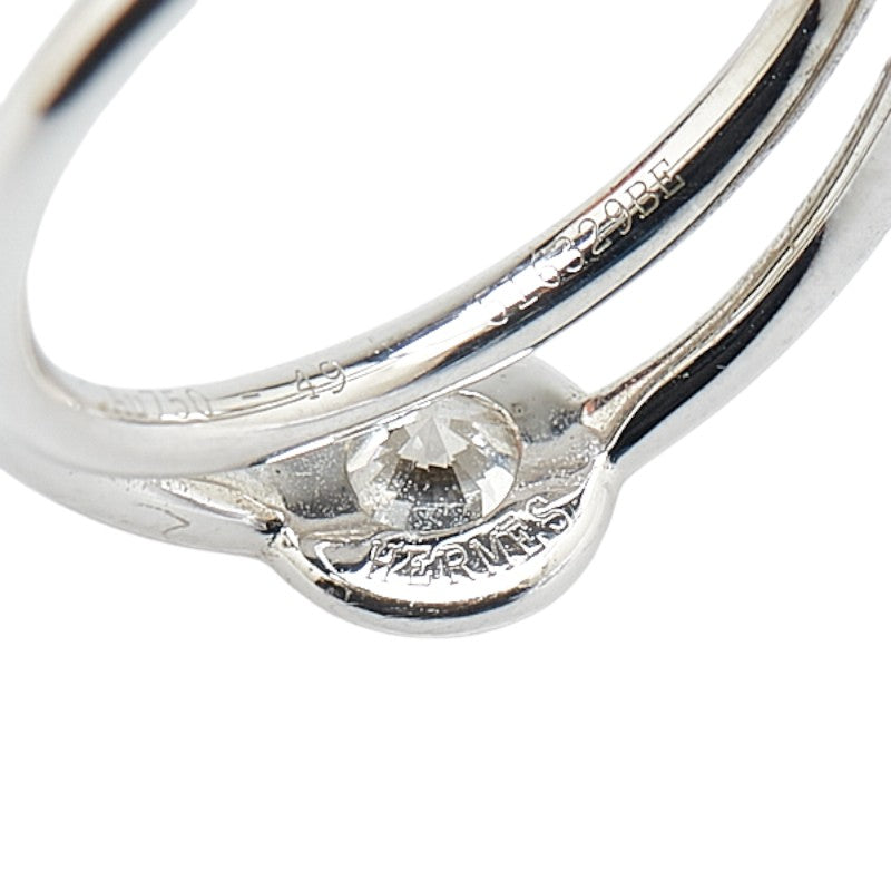 Hermes K18WG White Gold Ring