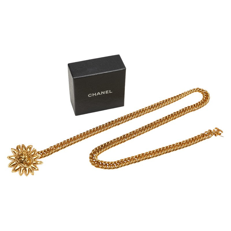 Chanel Lion Motif Chain Belt Gold