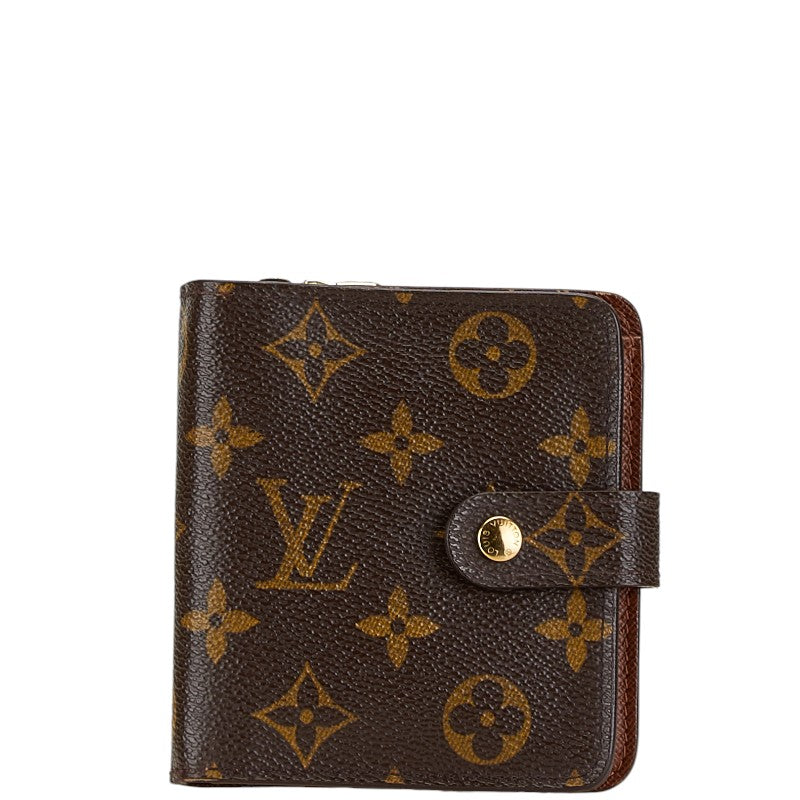 Louis Vuitton Monogram Compact Zip Wallet M61667